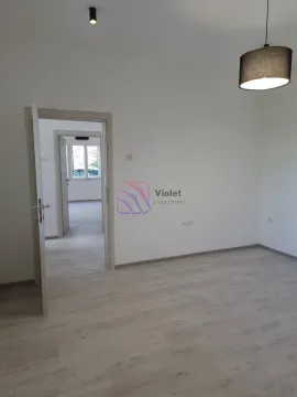Empty room with white walls and laminate flooring. - image 10