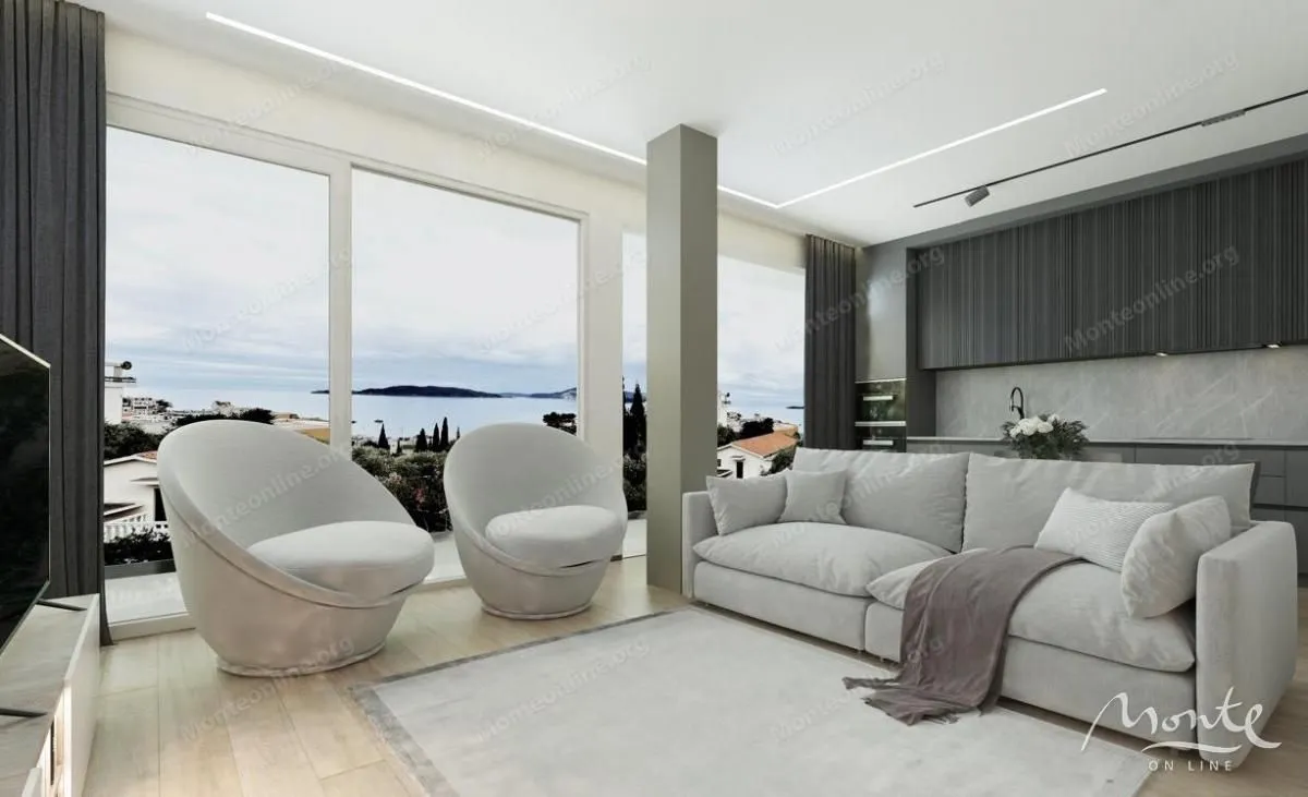 Prodaja, dvosoban stan, 76m², Pržno, Budva