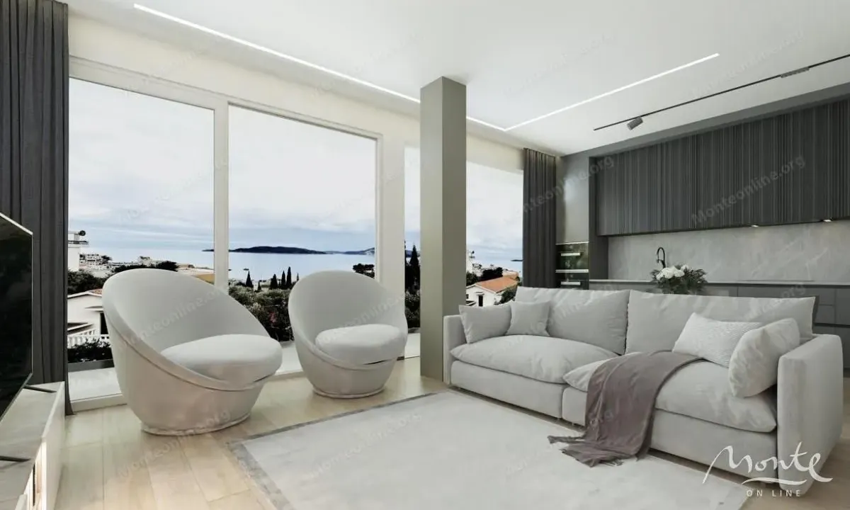 Sale, two bedroom apartment, 76m², Pržno, Budva