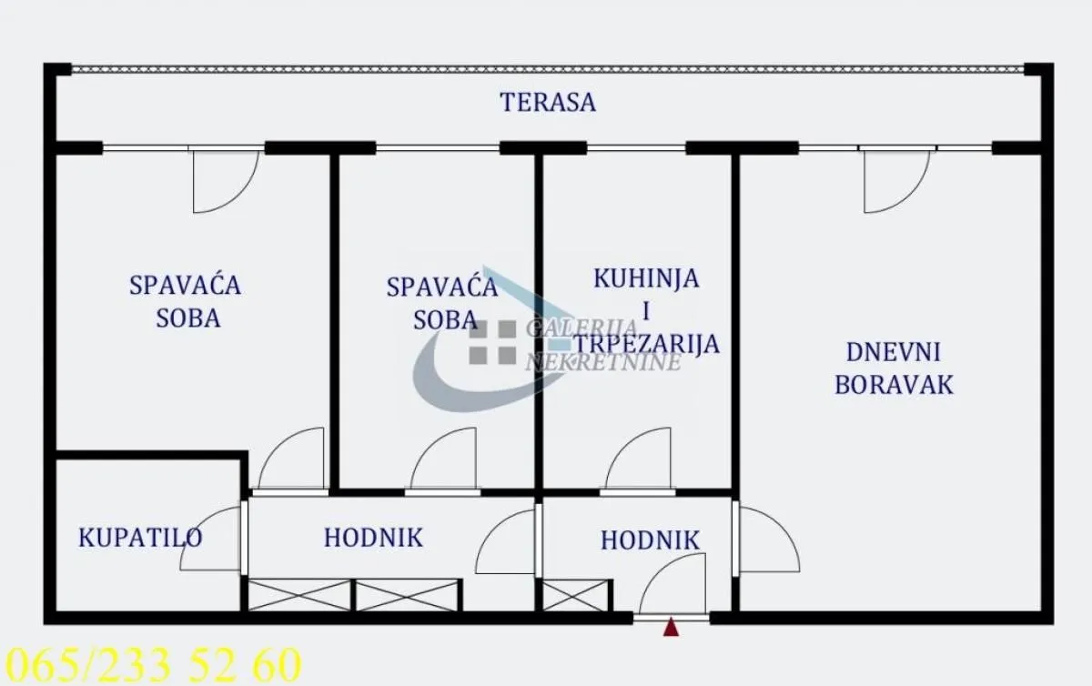 Prodaja, dvosoban stan, 63m², Voždovačka Crkva, Voždovac Sve Podlokacije