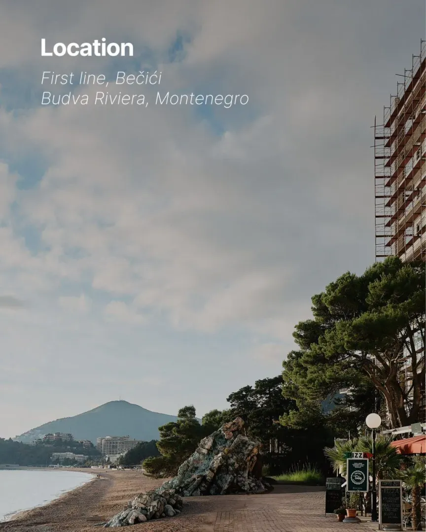 Sale, two bedroom apartment, 53m², Rafailovići, Budva