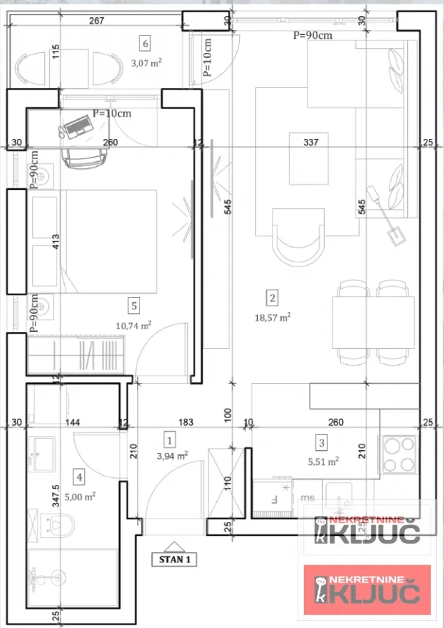 Prodaja, dvosoban stan, 46m², Veternička rampa, Novi Sad Sve Podlokacije