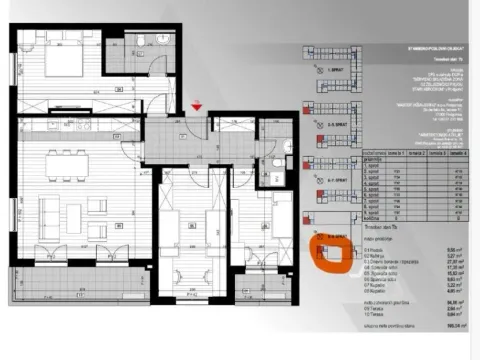 Prodaja, trosoban stan, 106m², Stari Aerodrom, Podgorica - image 2