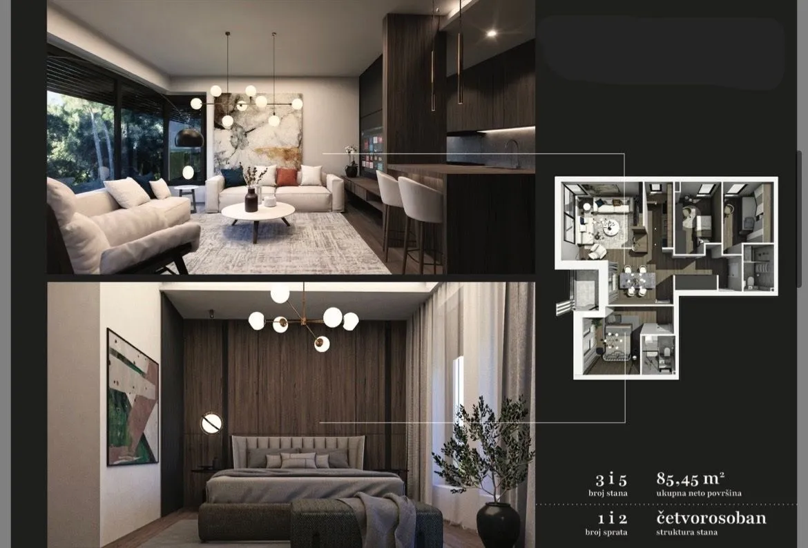 Prodaja, četvorosoban stan, 85m², Vračar Centar, Vračar Sve Podlokacije