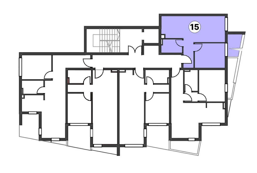 Sale, one bedroom apartment, 54m², Petrovac, Budva