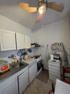 Manja kuhinja sa belim elementima i plafonskim ventilatorom. - image 13