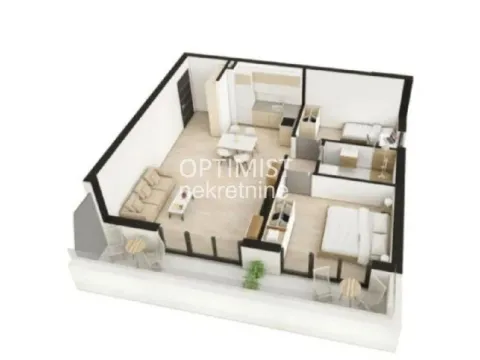 Prodaja, trosoban stan, 63m², Batajnica, Beograd - image 2