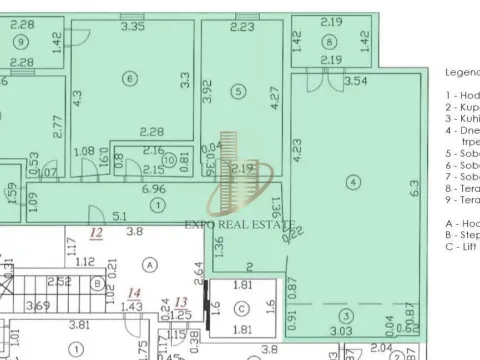 Izdavanje, četvorosoban stan, 79m², Telep, Novi Sad Sve Podlokacije - image 17