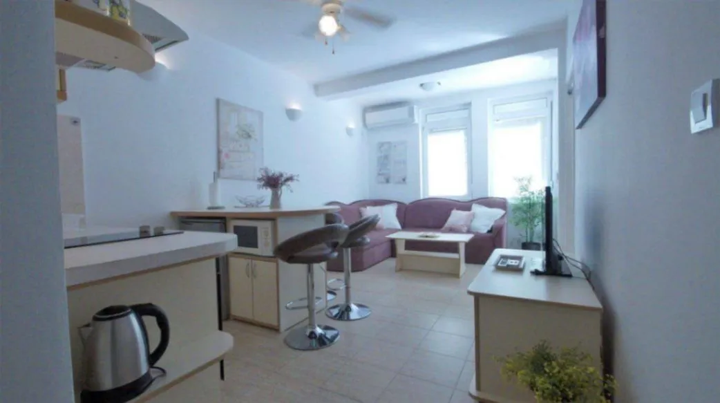 Izdavanje, jednosoban stan, 40m², Budva, Crna Gora