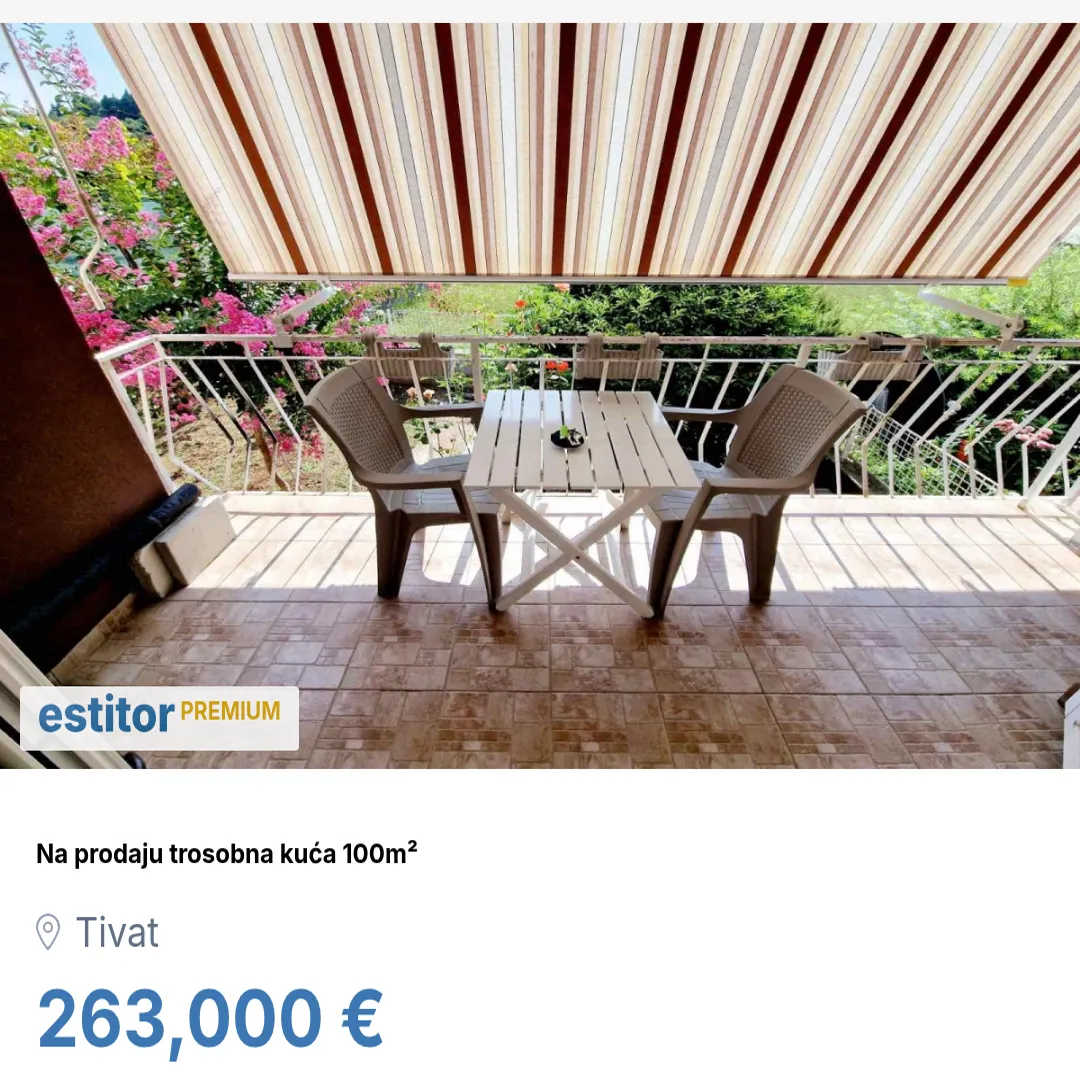 Sale, house, 100m², Luštica Bay, Tivat