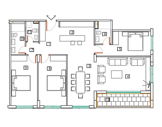 Sale, apartment, 66m², Bečići, Budva