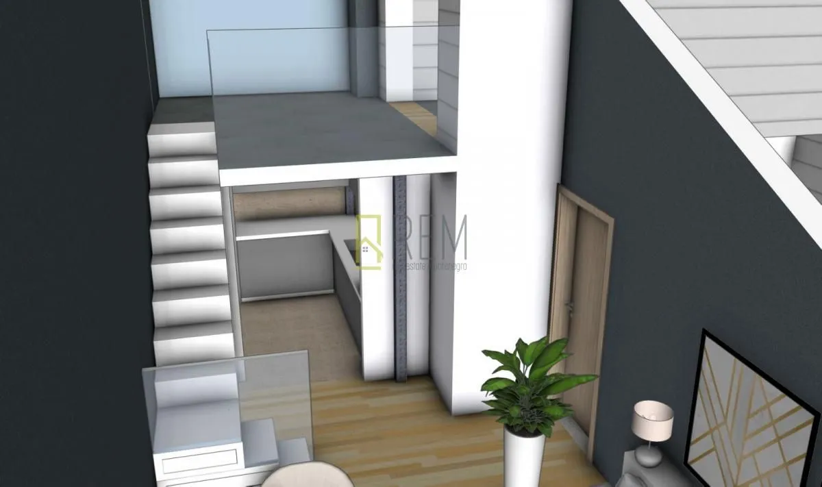 Prodaja, jednosoban stan, 52m², Stari Aerodrom, Podgorica