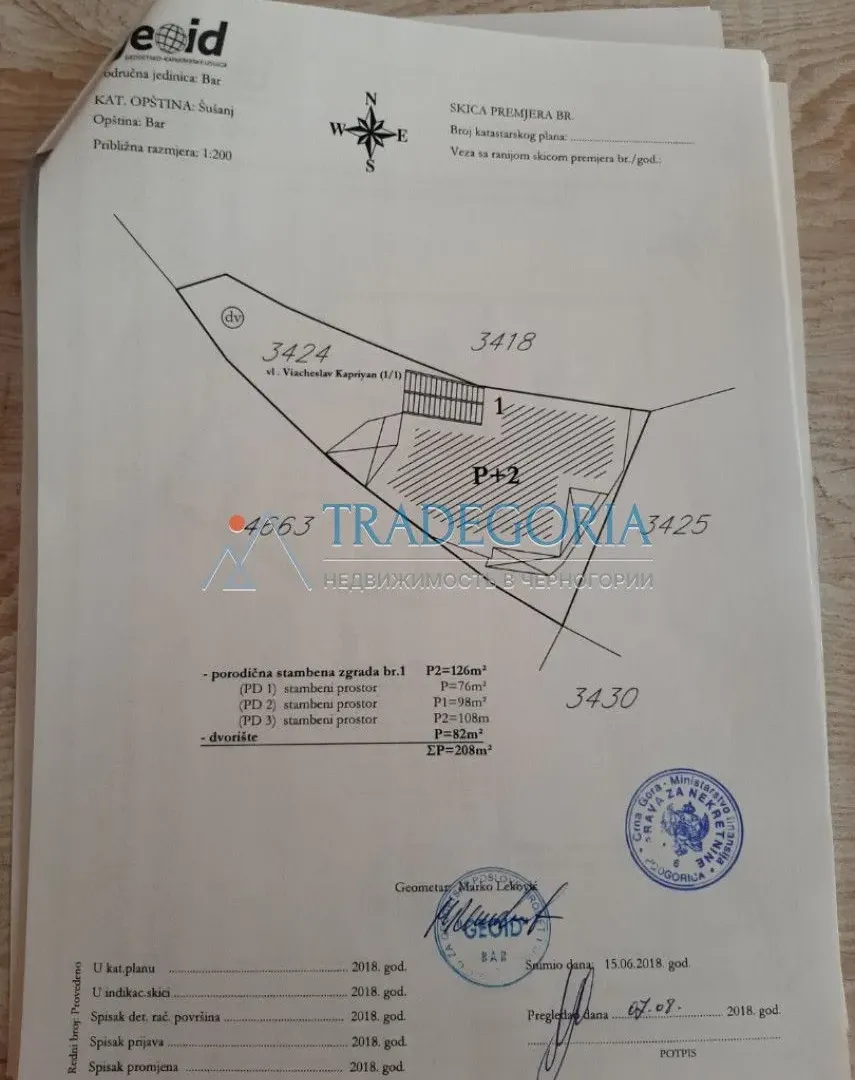 Prodaja, ugostiteljski objekat, 343m², Bar, Crna Gora