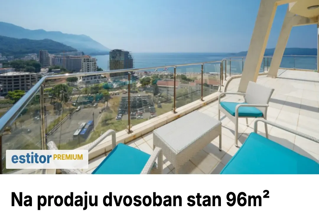 Prodaja, dvosoban stan, 96m², Bečići, Budva