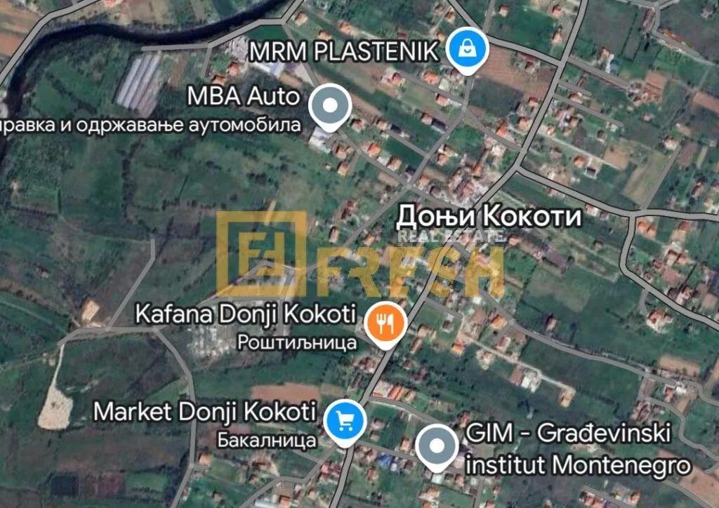 Prodaja, plac, 1437m², Kokoti, Podgorica
