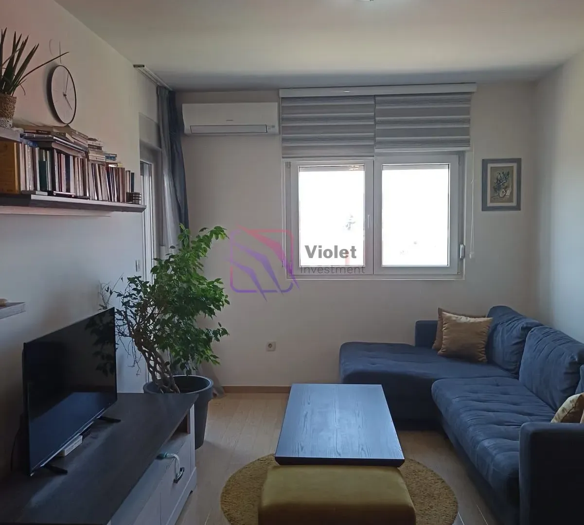 Izdavanje, jednosoban stan, 46m², City Kvart, Podgorica