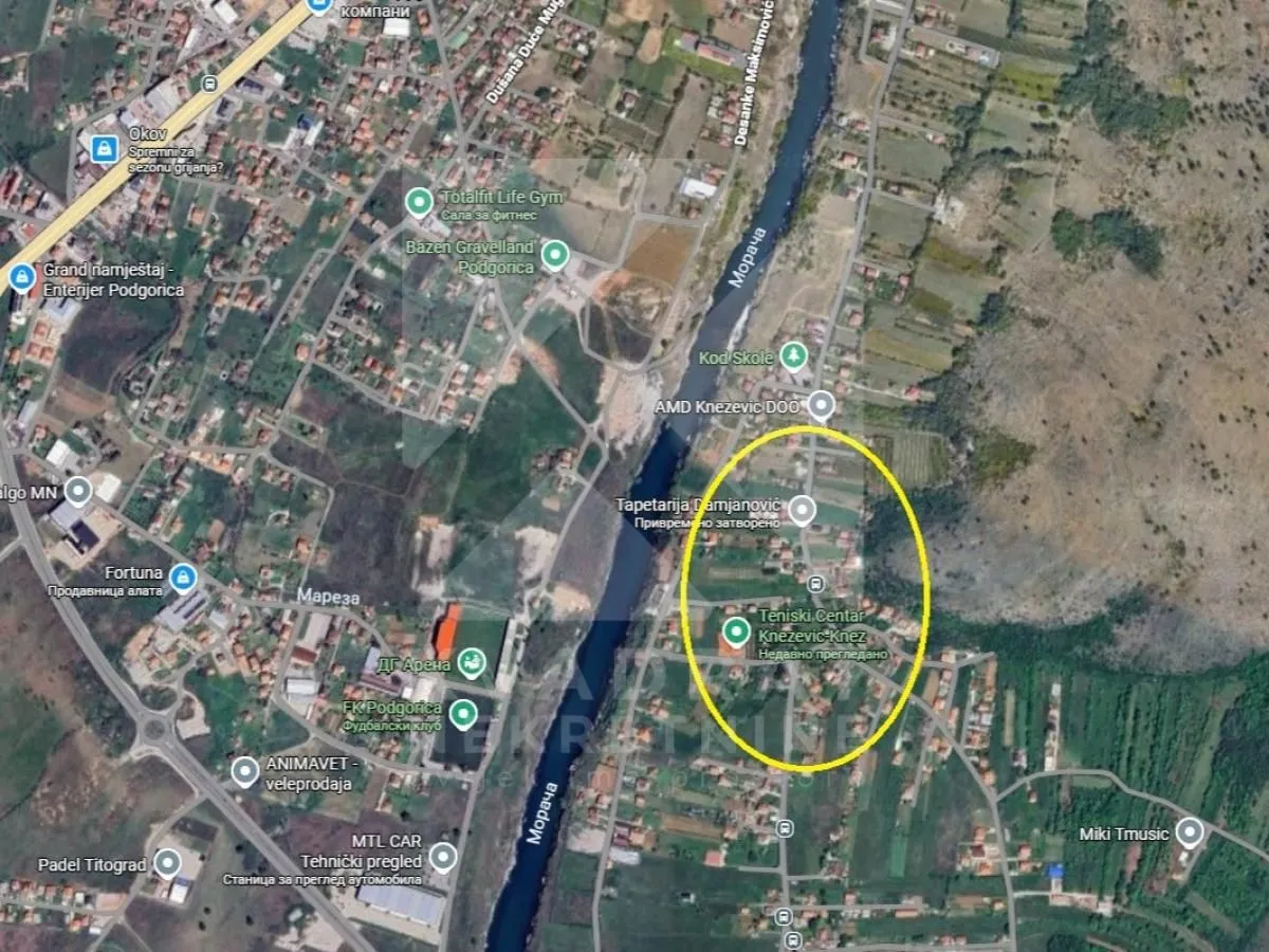 Sale, land lot, 1204m², Dajbabe, Podgorica