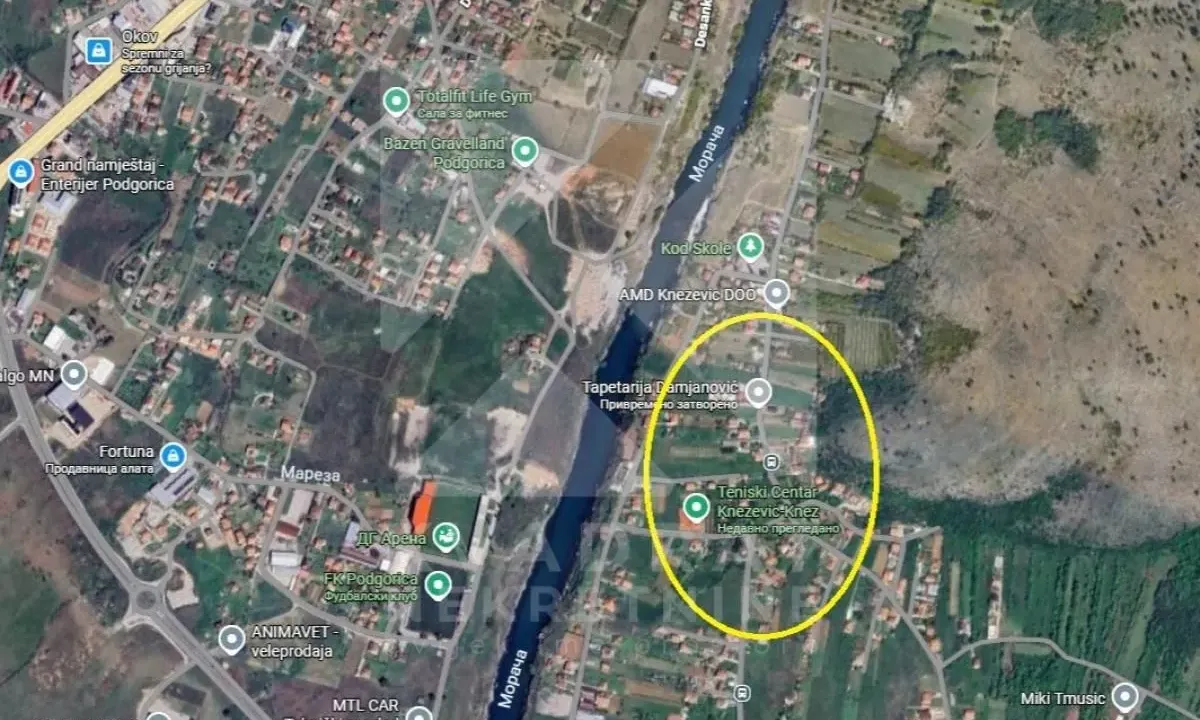 Sale, land lot, 1204m², Dajbabe, Podgorica