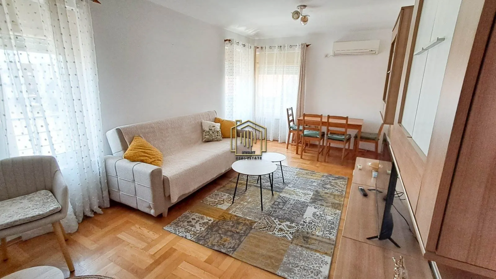Rent, one bedroom apartment, 43m², Stari Aerodrom, Podgorica