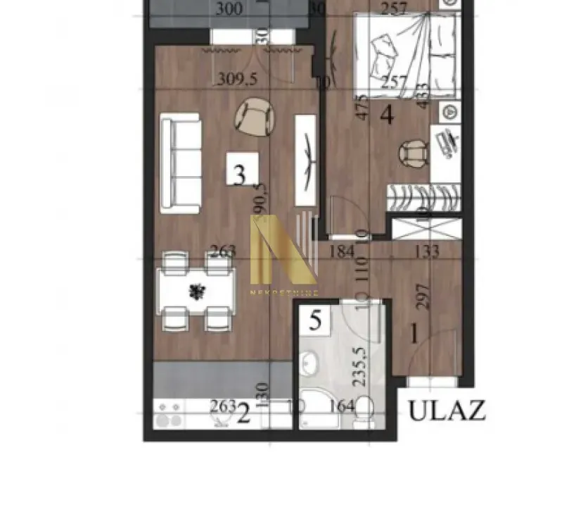 Izdavanje, dvosoban stan, 46m², Telep, Novi Sad Sve Podlokacije