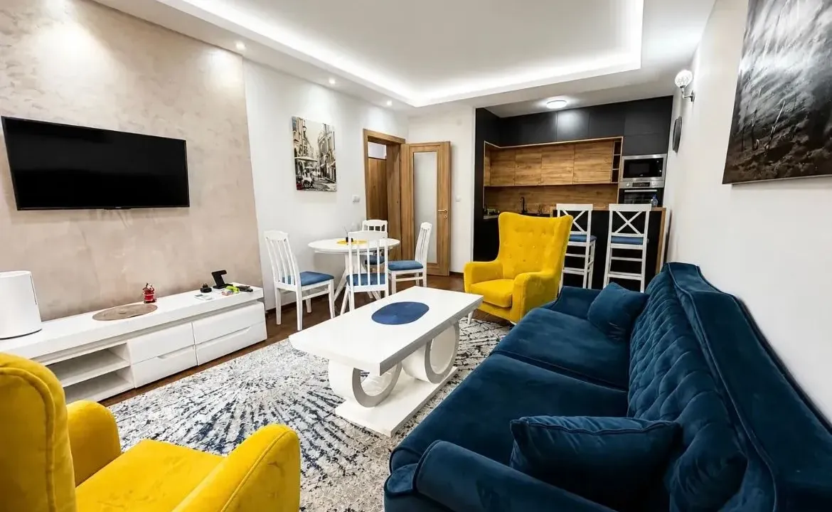Rent, two bedroom apartment, 77m², Master Kvart, Podgorica
