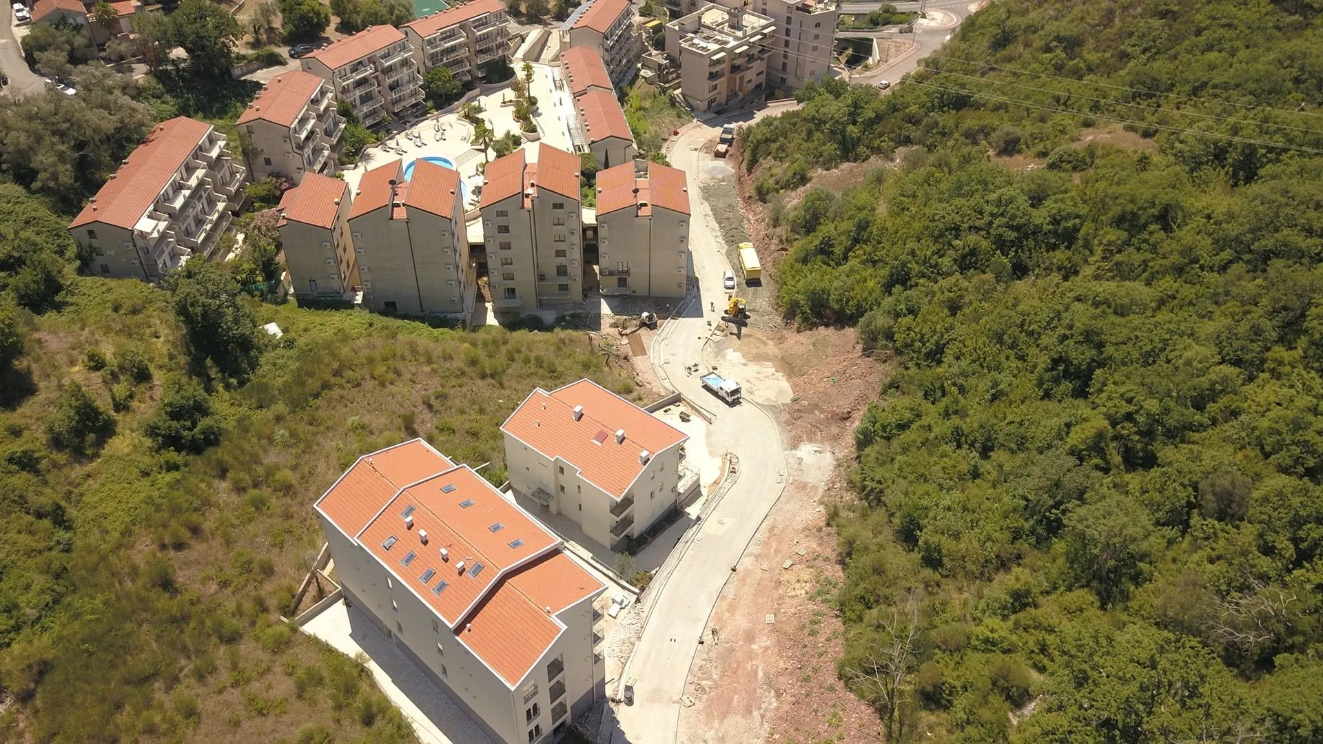 Sale, apartment, 44m², Pržno, Budva