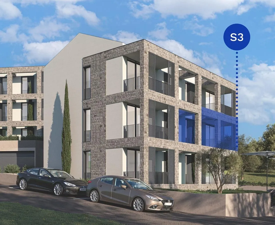 Prodaja, jednosoban stan, 52m², Donja Lastva, Tivat