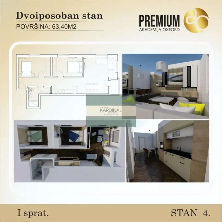 Prodaja, trosoban stan, 63m², Aqua park, Jagodina