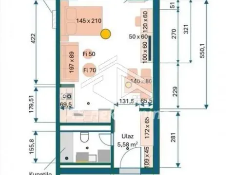 Rent, one bedroom apartment, 37m², Lion, Zvezdara Sve Podlokacije - image 23