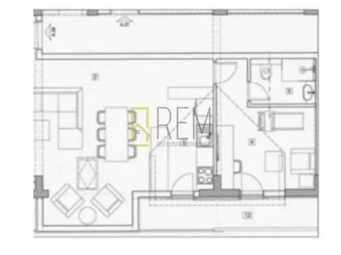 Prodaja, jednosoban stan, 53m², Adok, Budva - image 7