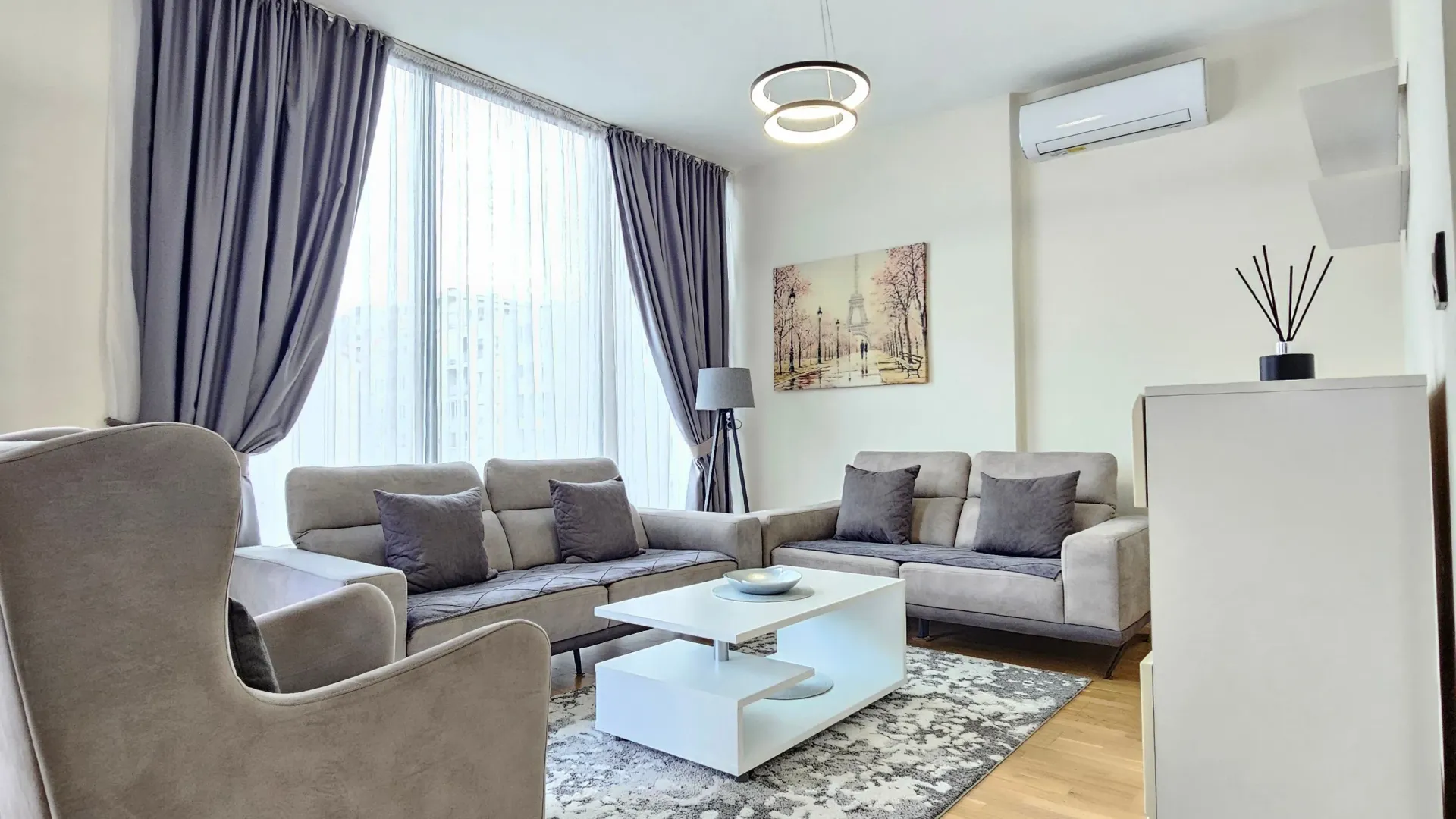Rent, two bedroom apartment, 68m², Blok 9, Podgorica