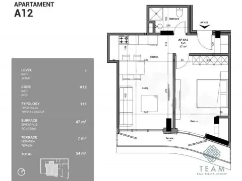 Prodaja, jednosoban stan, 56m², Liman, Ulcinj - image 2