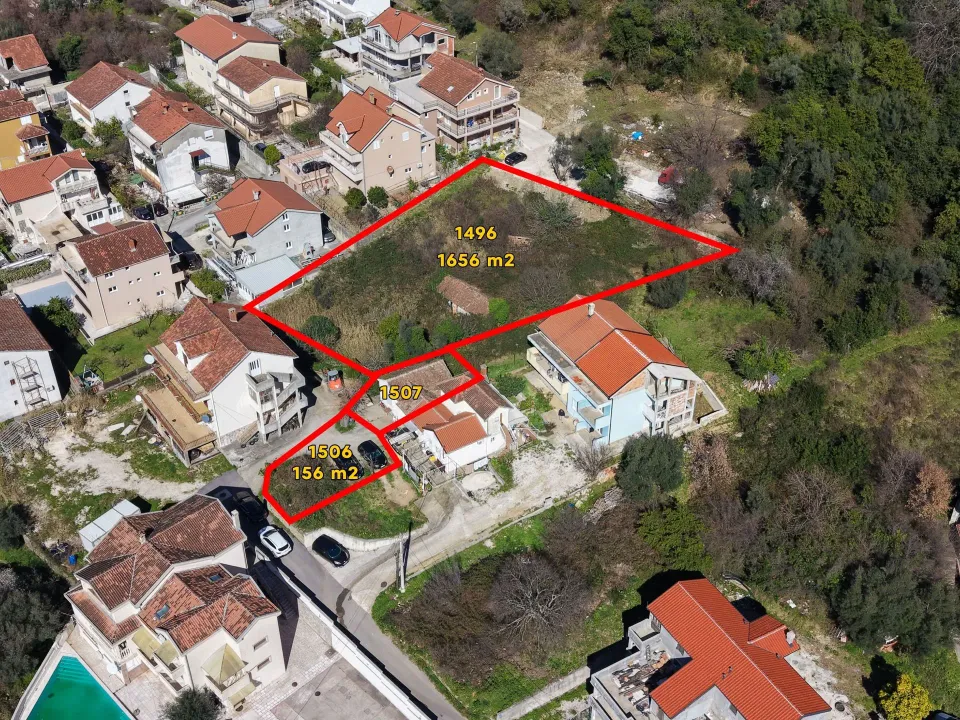 Sale, land lot, 1872m², Tivat, Crna Gora