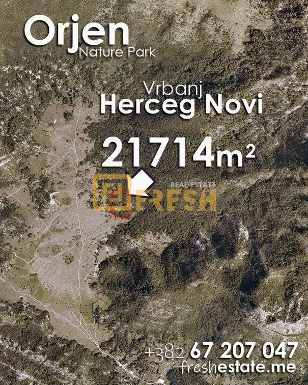 Prodaja, plac, 21714m², Herceg Novi, Crna Gora