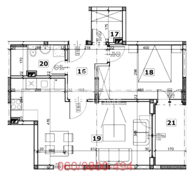 Prodaja, dvosoban stan, 58m², Pančevo, Srbija
