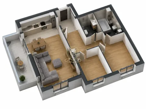 Prodaja, trosoban stan, 68m², Đeram Pijaca, Beograd - image 2