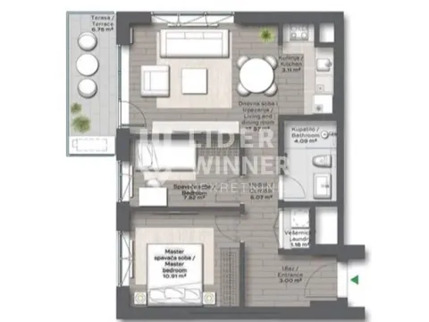 Prodaja, dvosoban stan, 61m², Savski Venac, Beograd - image 6