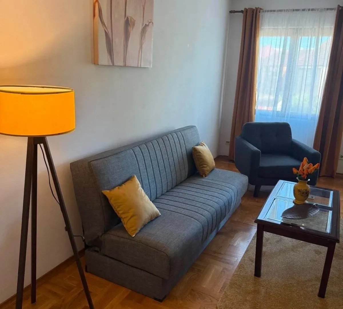 Izdavanje, jednosoban stan, 45m², Stari Aerodrom, Podgorica