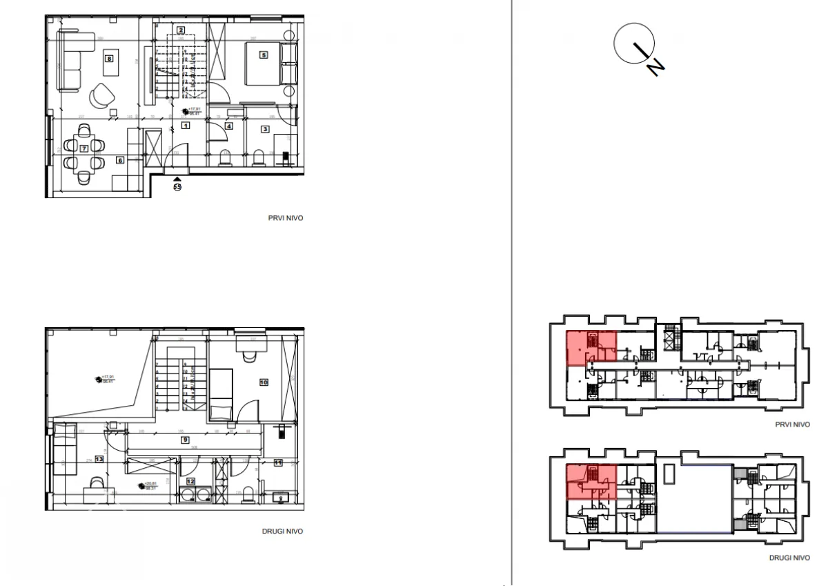 Prodaja, četvorosoban stan, 91m², Nova Pazova, Stara Pazova