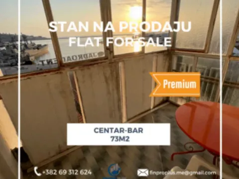 Three Bedroom Apartment for Sale, 73m2, Centar, Bar Three Bedroom Apartment for Sale, 73m2, Centar, Bar