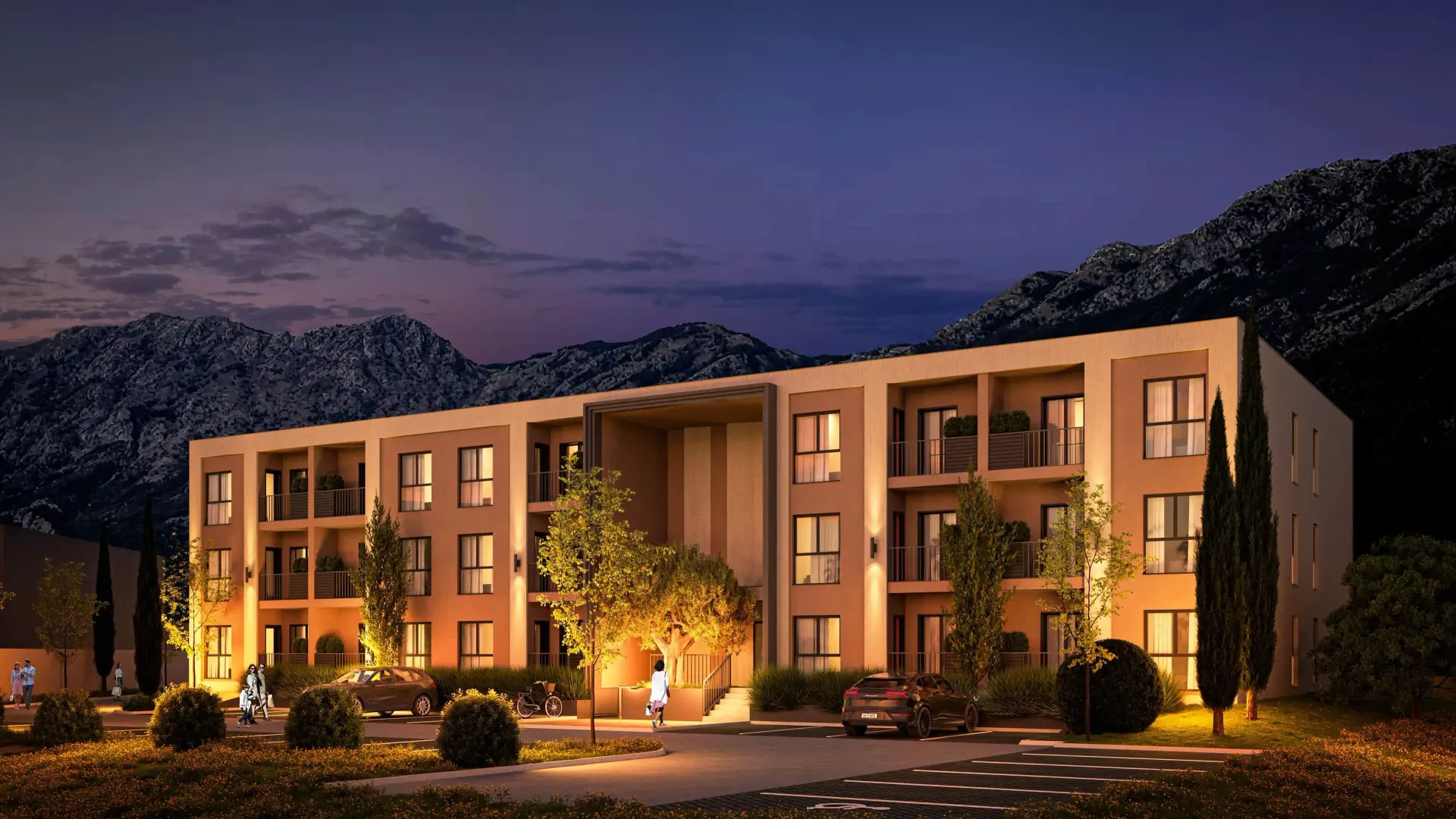 Prodaja, jednosoban stan, 49m², Radanovići, Kotor