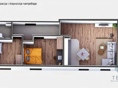 Prodaja, dvosoban stan, 61m², Momišići, Podgorica - image 6