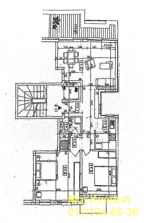 Sale, three bedroom apartment, 80m², Crveni Krst, Beograd