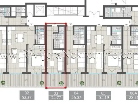 Sale, apartment, 25m², Tivat, Crna Gora - image 2