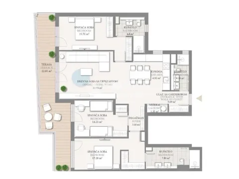 Prodaja, četvorosoban stan, 137m², Autokomanda, Voždovac Sve Podlokacije - image 10