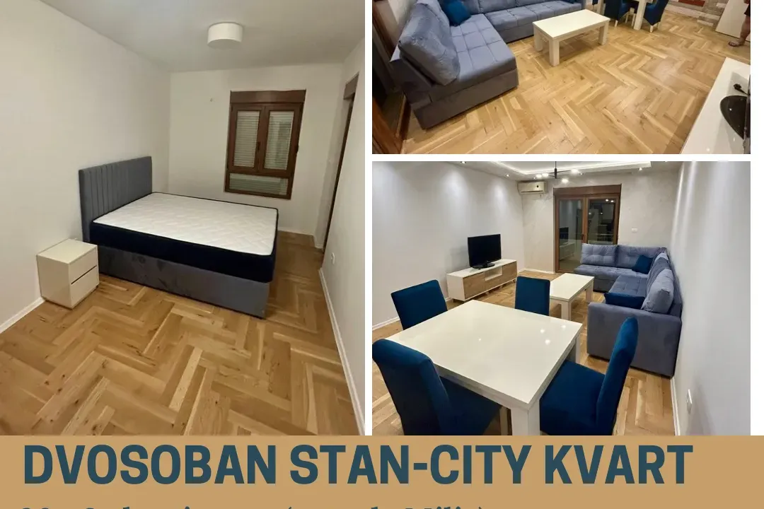 Sale, two bedroom apartment, 80m², City Kvart, Podgorica