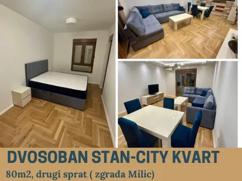 Prodaja, dvosoban stan, 80m², City Kvart, Podgorica - image 1
