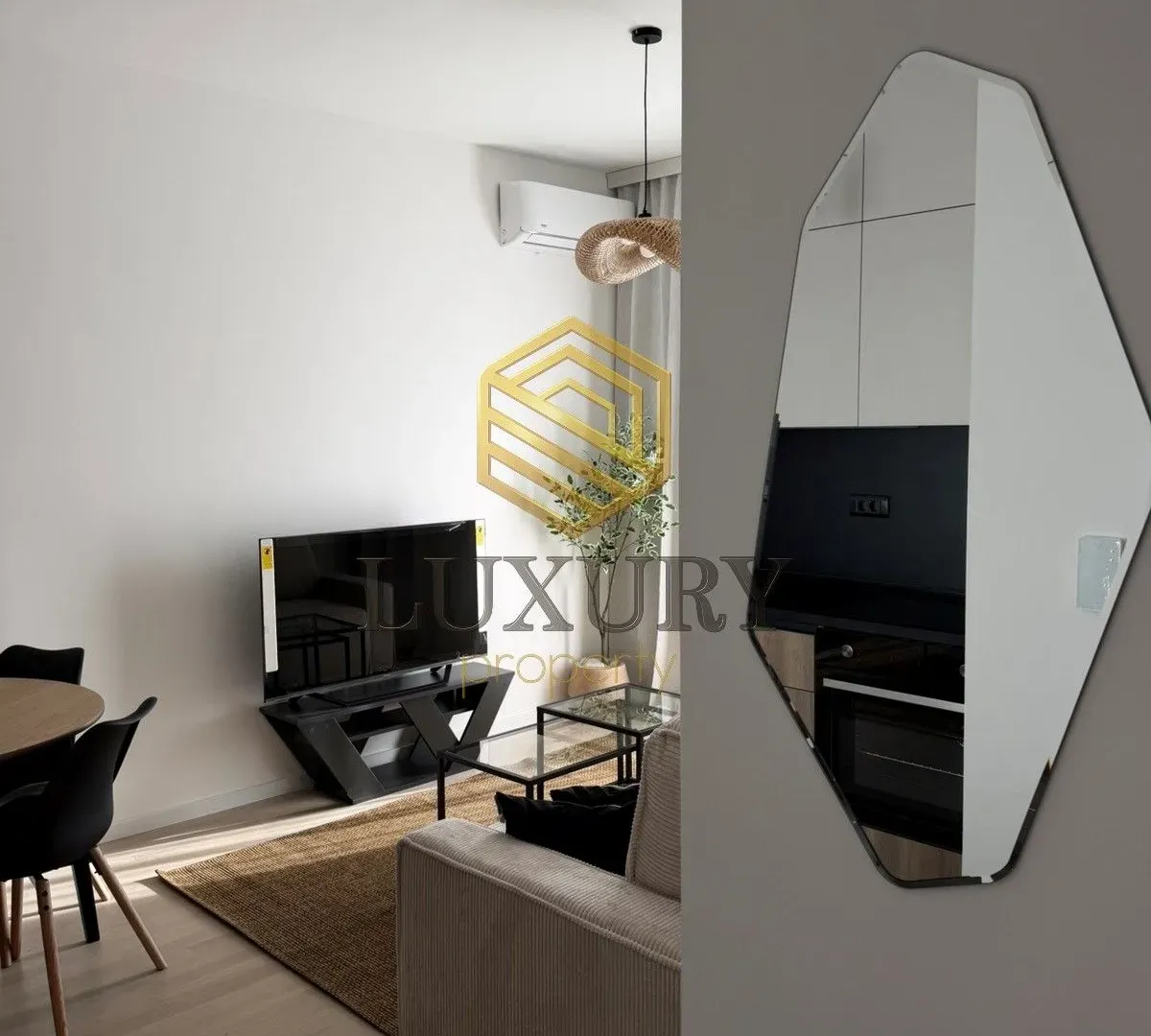 Rent, one bedroom apartment, 37m², Tološi, Podgorica