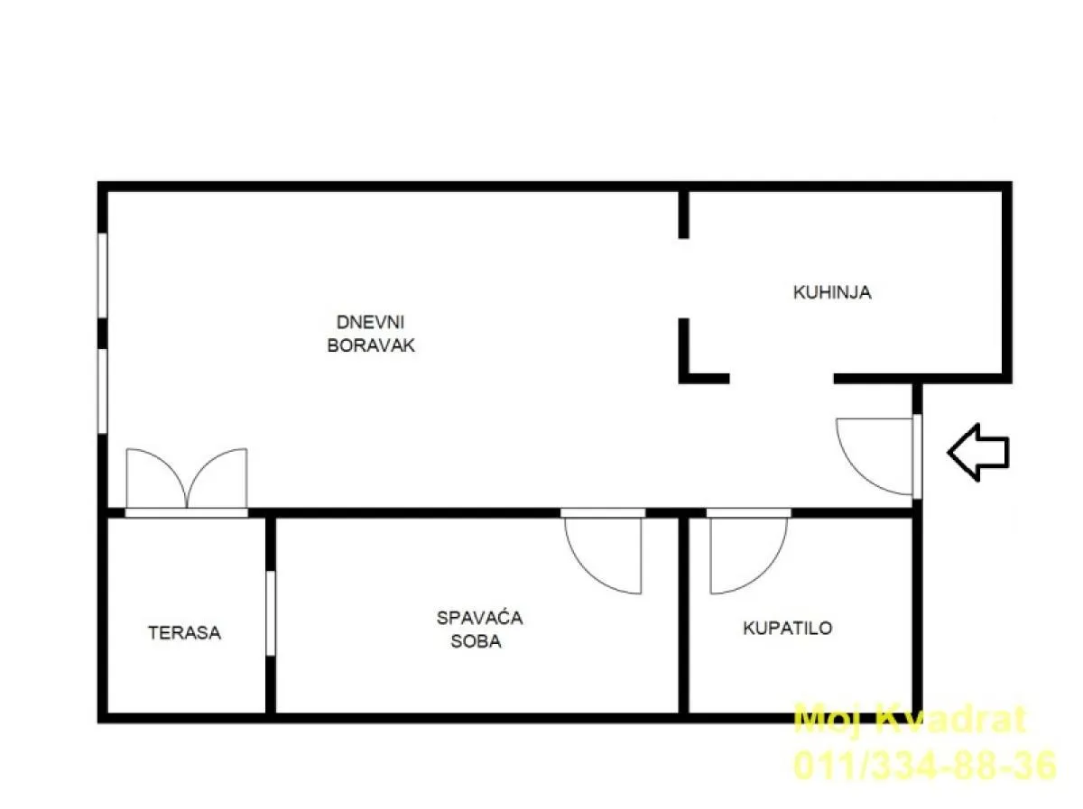 Prodaja, jednosoban stan, 39m², Bogoslovija, Palilula Sve Podlokacije