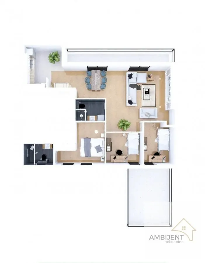 Prodaja, stan, 119m², Lekino Brdo, Voždovac Sve Podlokacije